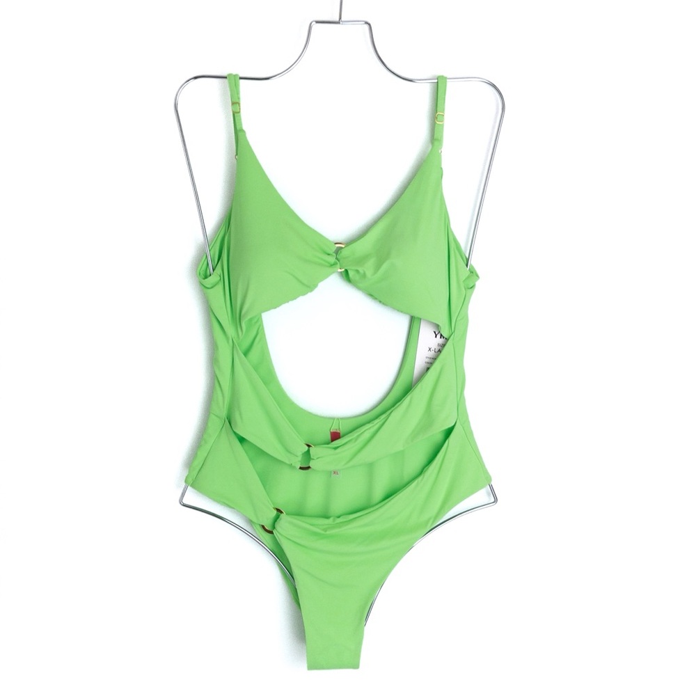YMI • Monokini in Neon Green